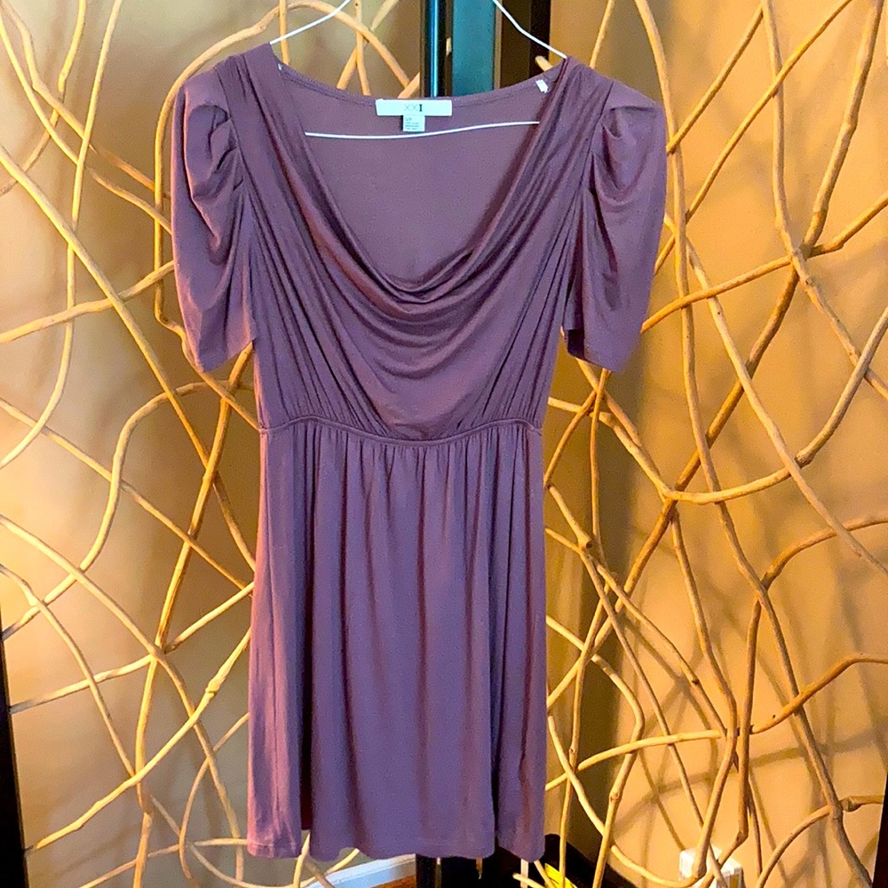 XXI nude magenta dress